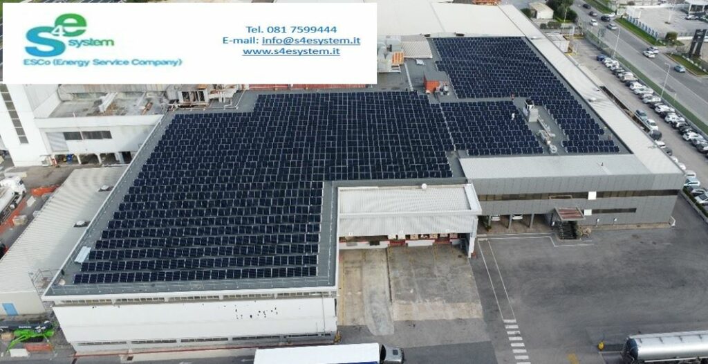 Impianto fotovoltaico 400 kWp realizzato con Parco Agrisolare